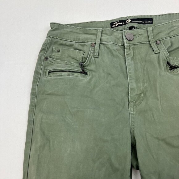 Seven7 Olive Skinny Pants - Picture 3 of 8